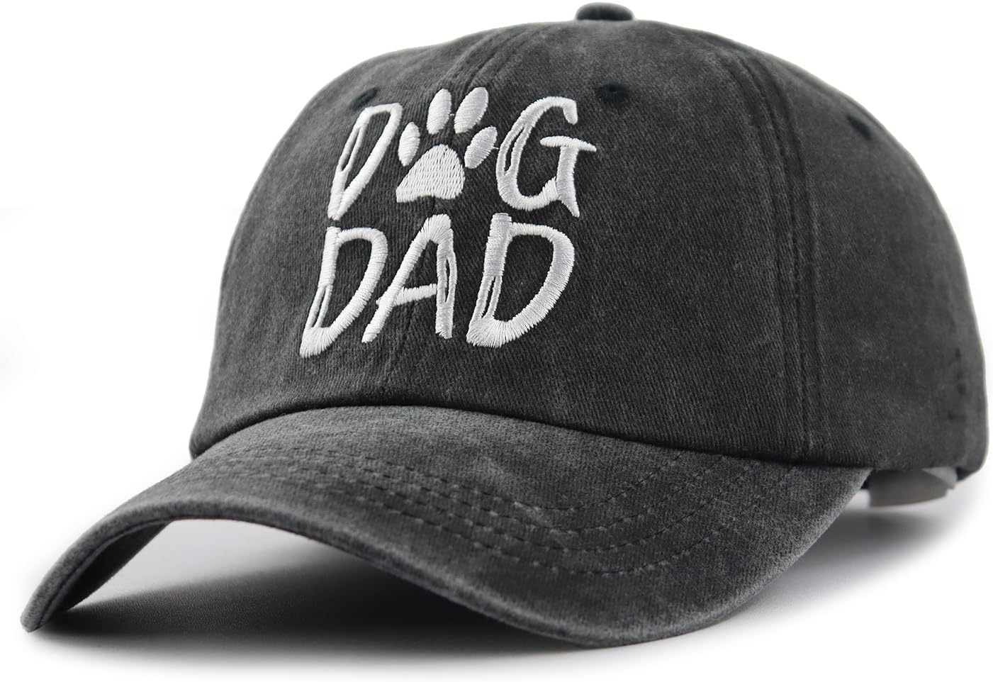 Xpayzere 2 PCS Dog Mom and Dog Dad Hat for Women Men, Adjustable Cotton Embroidered Baseball Cap - Image 2