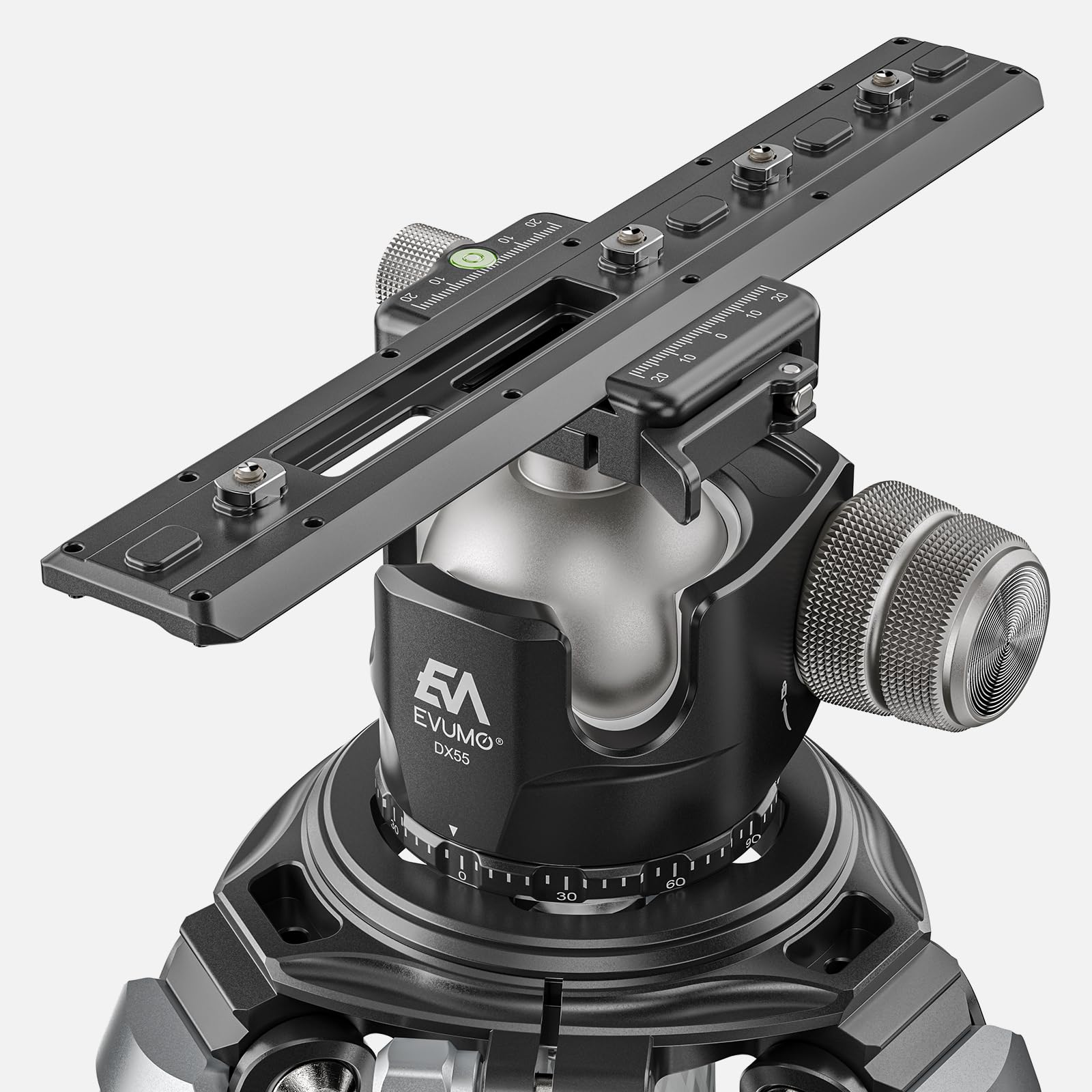 EVUMO ML240 MLOK Arca Swiss piastra a sgancio rapido, 240 mm a coda di rondine piastra a sgancio rapido, per vari treppiedi, teste sferiche, compatibile con ARCA & RRS