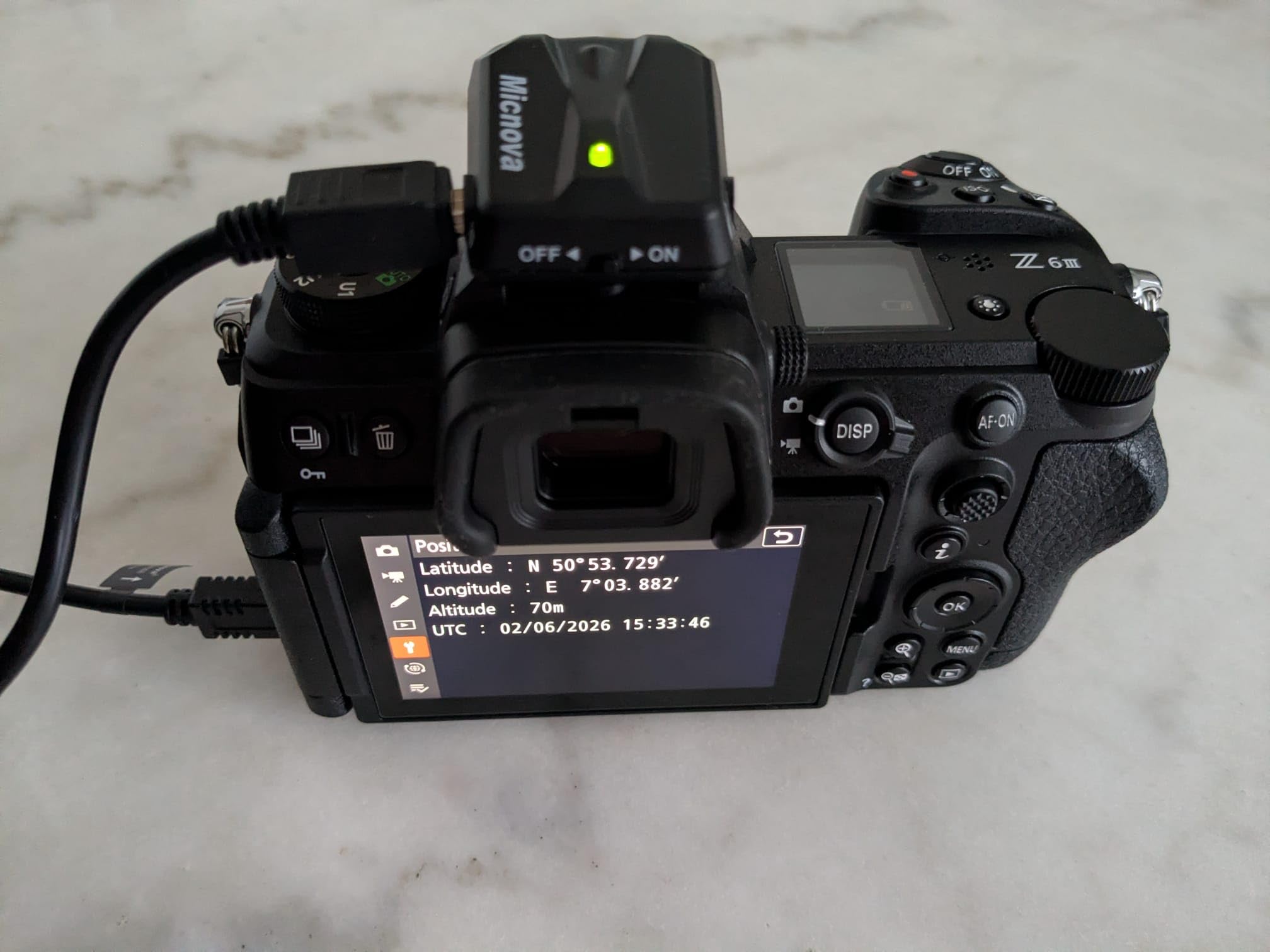 TLS Receptor GPS para Nikon DSLR (juego 1)