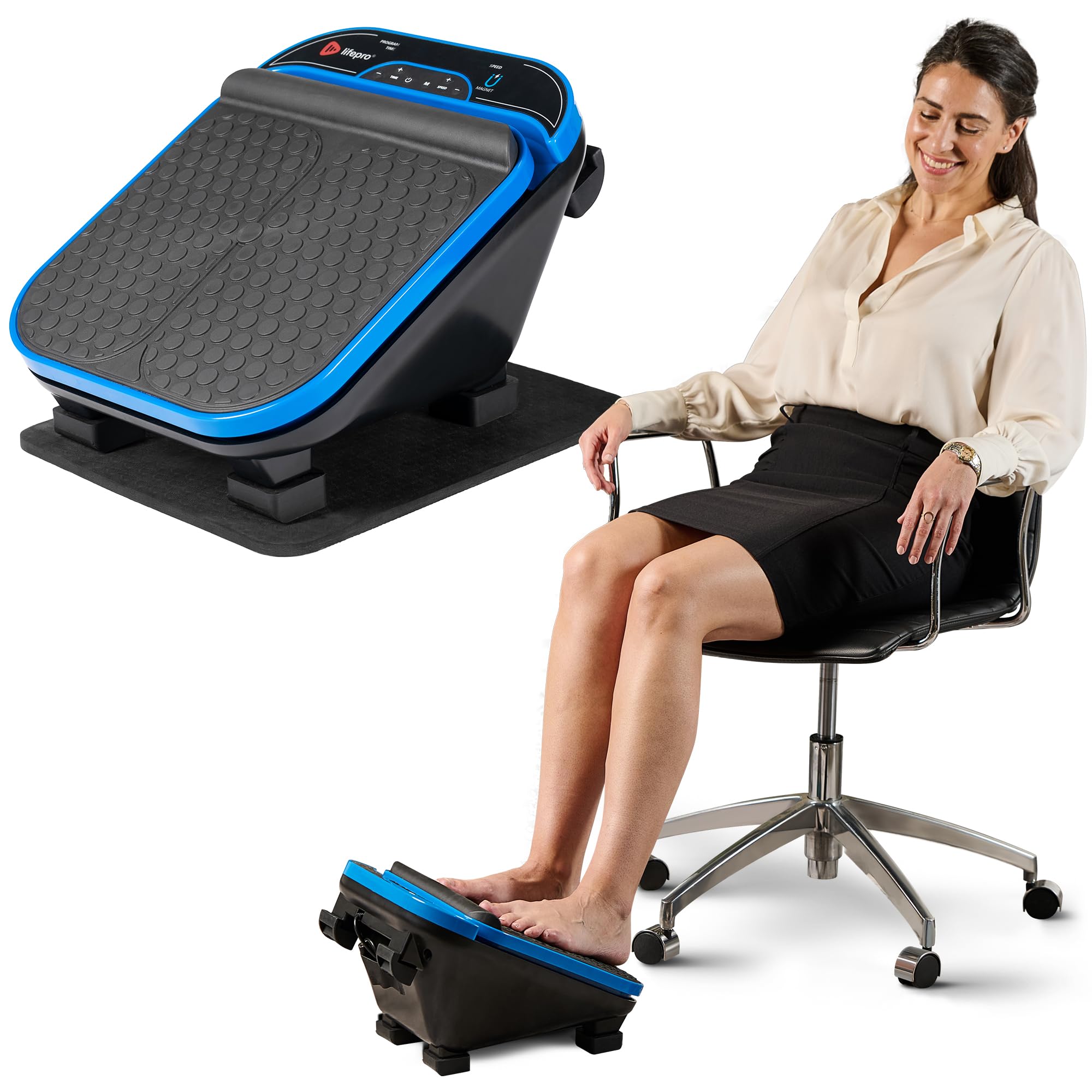 LifePro Foot Massager for Neuropathy Pain & Circulation - Calf and Foot Massager Machine & Foot Massager for Circulation, Plantar Fasciitis, Pain Relief - Electric Foot Massager - Men, Women, Seniors