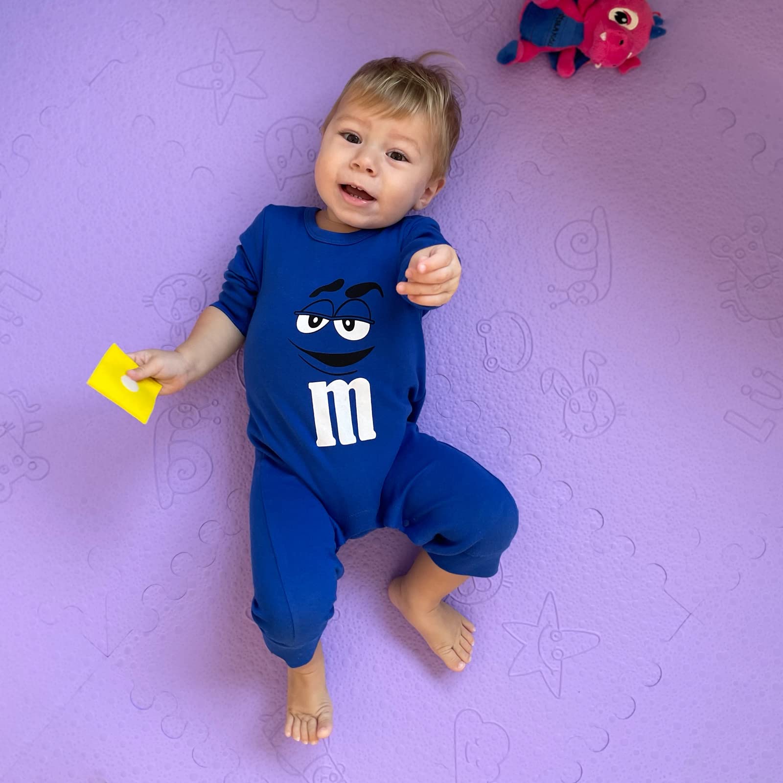 LuBabymats Foam (EVA), bardzo miękka podłoga dla dzieci, Lilac