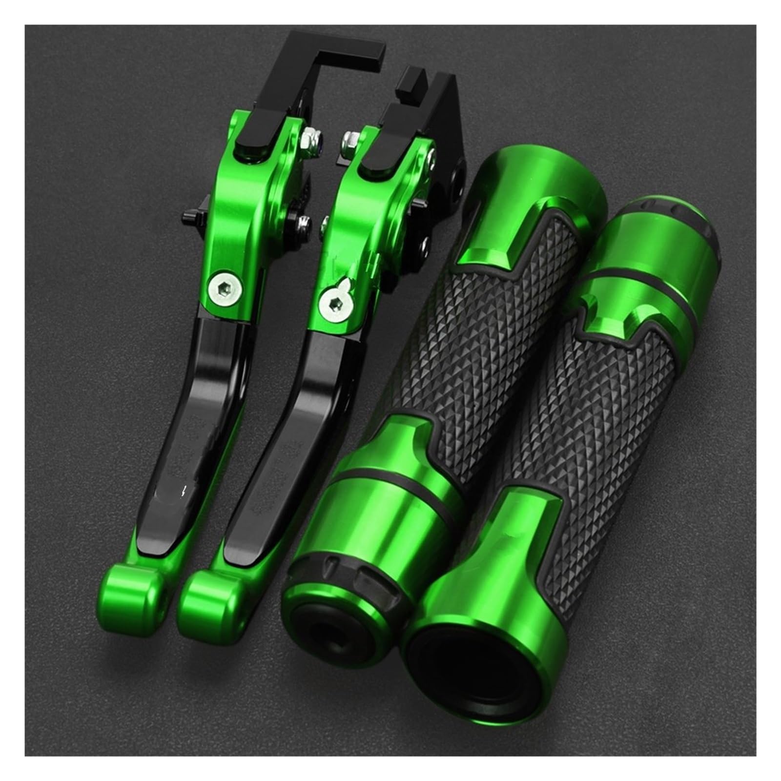 Pbqenxb Break and Clutch Levers for MT07 for FZ-07 2014-2023 Motorcycle Adjustable Brake Clutch Levers Handlebar Grips(G)