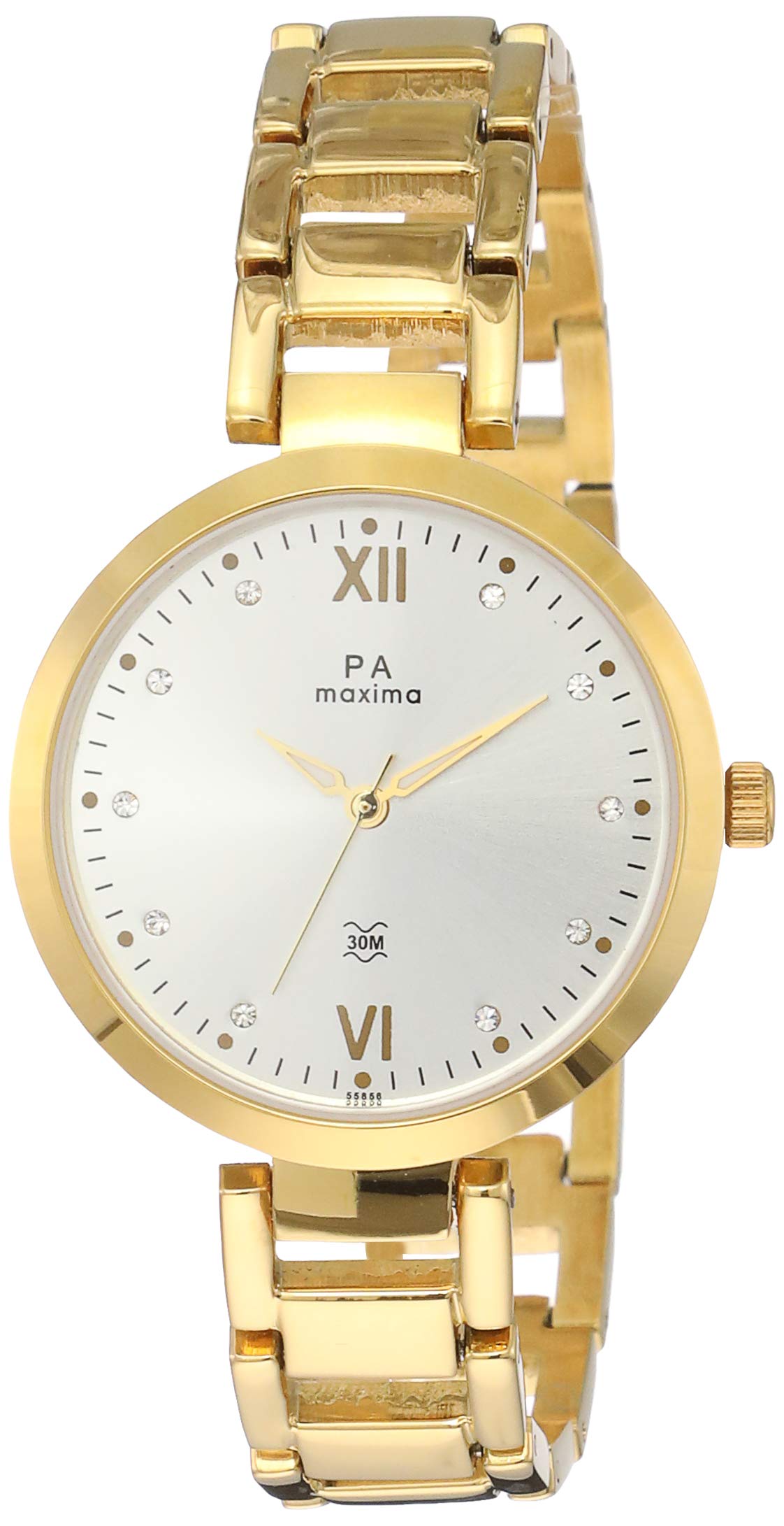 Maxima Analog Silver Dial Womens Watch - 55856BMLY (B07V7J69R2) Amazon Price History, Amazon Price Tracker