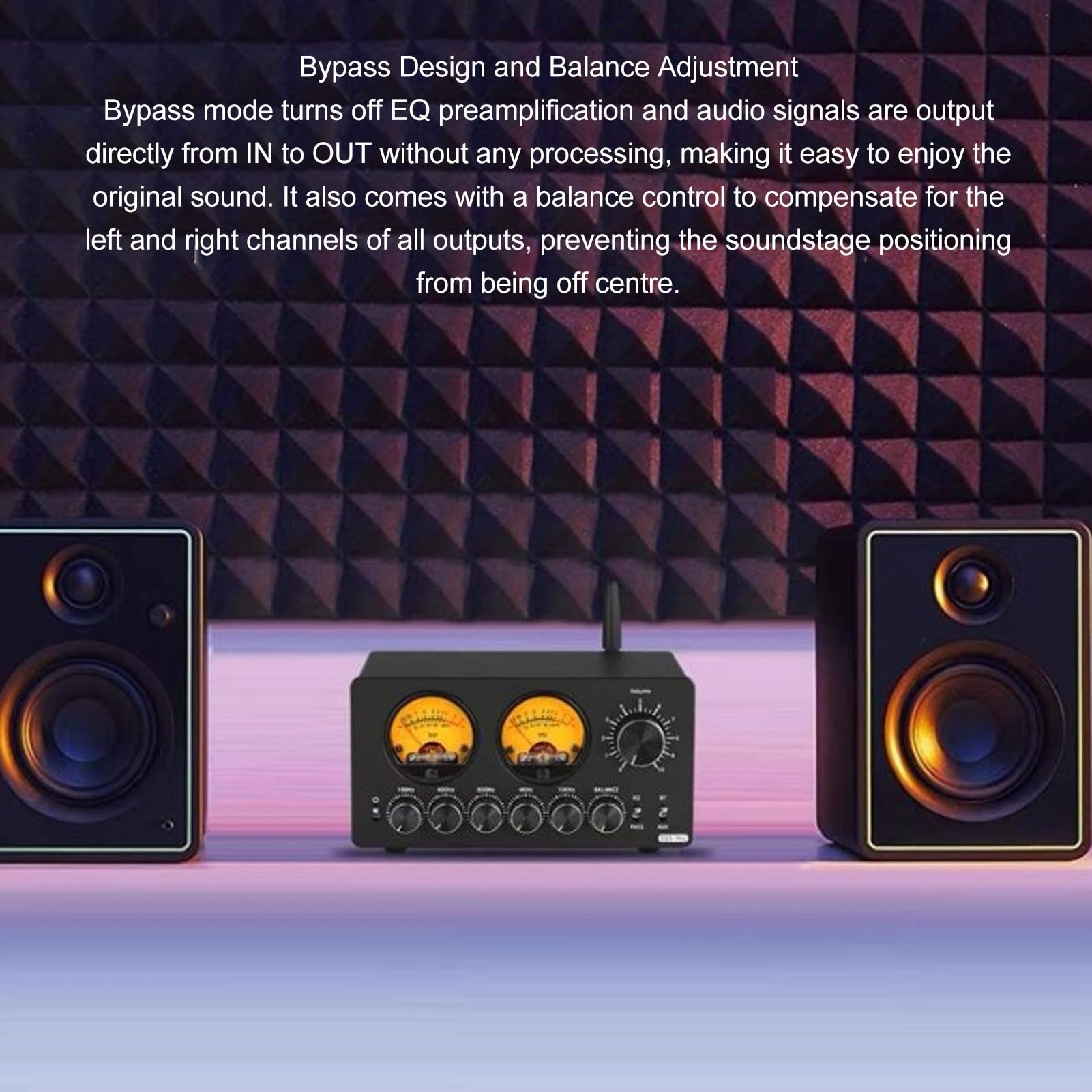 Sound 5 Band Equalizer, Aluminium Alloy Bluetooth 5.0 EQ