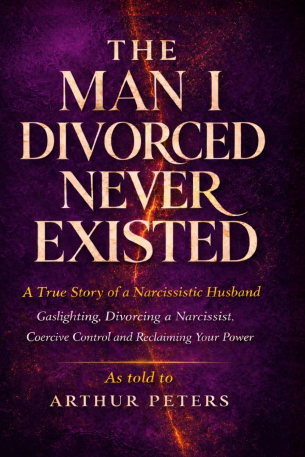 The Man I Divorced Never Existed: A True Story of a Narcissistic Husband: Gaslighting, Coercive Control, Divorcing a Narcissist, and Recovery from Narcissistic Abuse (The Never Existed Series)