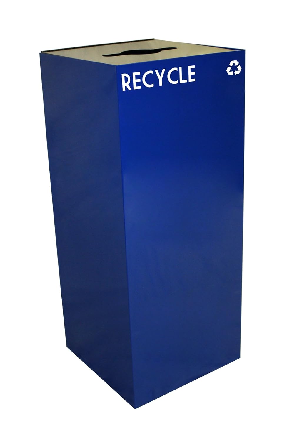 Ergode Recycling Containers | Model 36GC04-BL-VV | Compact & Customizable | Durable Steel Bins | 4 Sizes, 4 Colors, 4 Lid Choices