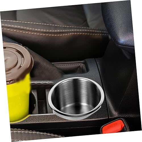 Miniatura 8 de 5 soportes de acero inoxidable para vasos de automóvil, empotrados, resistentes al desgaste, para instalación de escritorio de barco y autocaravana