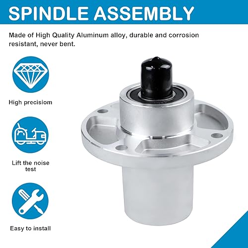 Miniatura 2 de Conjunto de husillo de cortacésped que sustituye a Hustler 601804, para Hustler 36 42 48 54 60 pulgadas Deck Raptor SD SDX Flip-Up Sport Tractor de