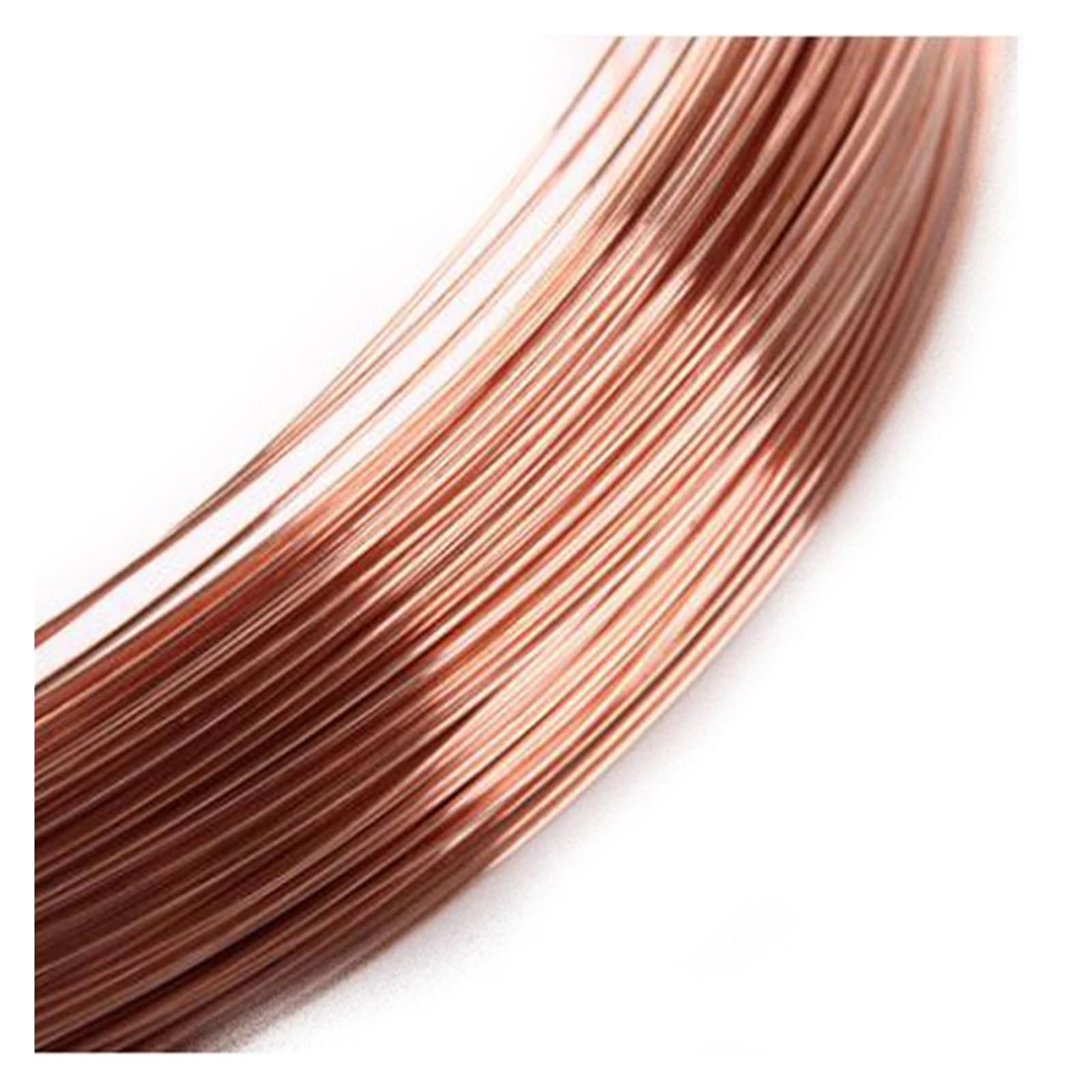 Alambre de cobre de 2mm, 2,5mm, 3mm, 4mm, 5mm, Material de bobinado, alambre envuelto, alambre de cobre roscado, alambre de Metal de 5m (Size : 5 meters, Color : 3.0mm)