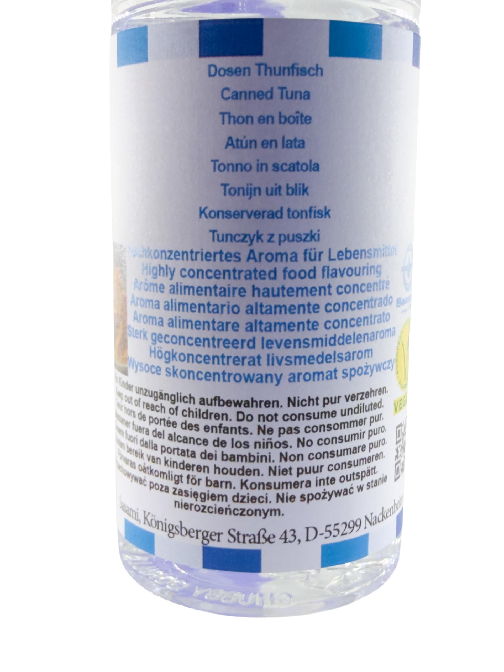 Tuńczyk z puszki aromat koncentrat – Wegański – Sasami – 100ml