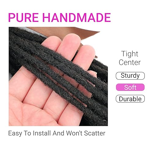 Miniatura 12 de Afro Kinkys - Cabello humano rizado a granel de 8 pulgadas, 1.06 onzas, 100% real, 4C, cabello humano rizado negro natural para mini giros, trenzas