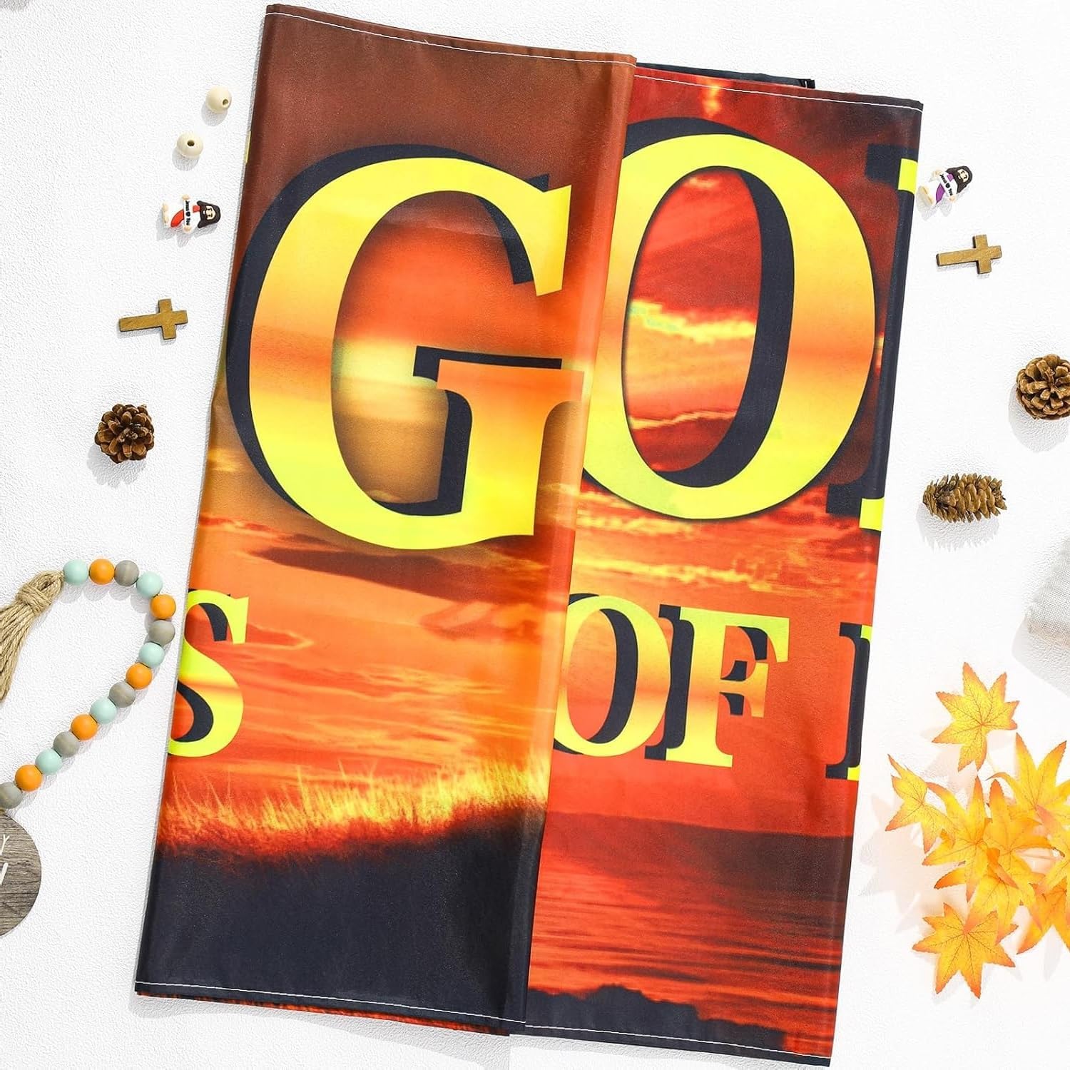 2 Pcs King and Lord Banner with Inspirational 6×2ft Church Banners for Sanctuary Wall Praises Sign Sunday Banner with Scripture Worship Christian Banners Hanging for Church Sunday School Decor