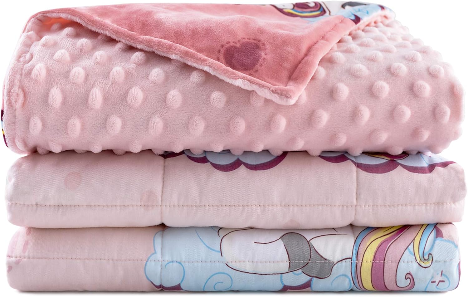 Sivio Kids Weighted Blanket with Removable Duvet Cover Set