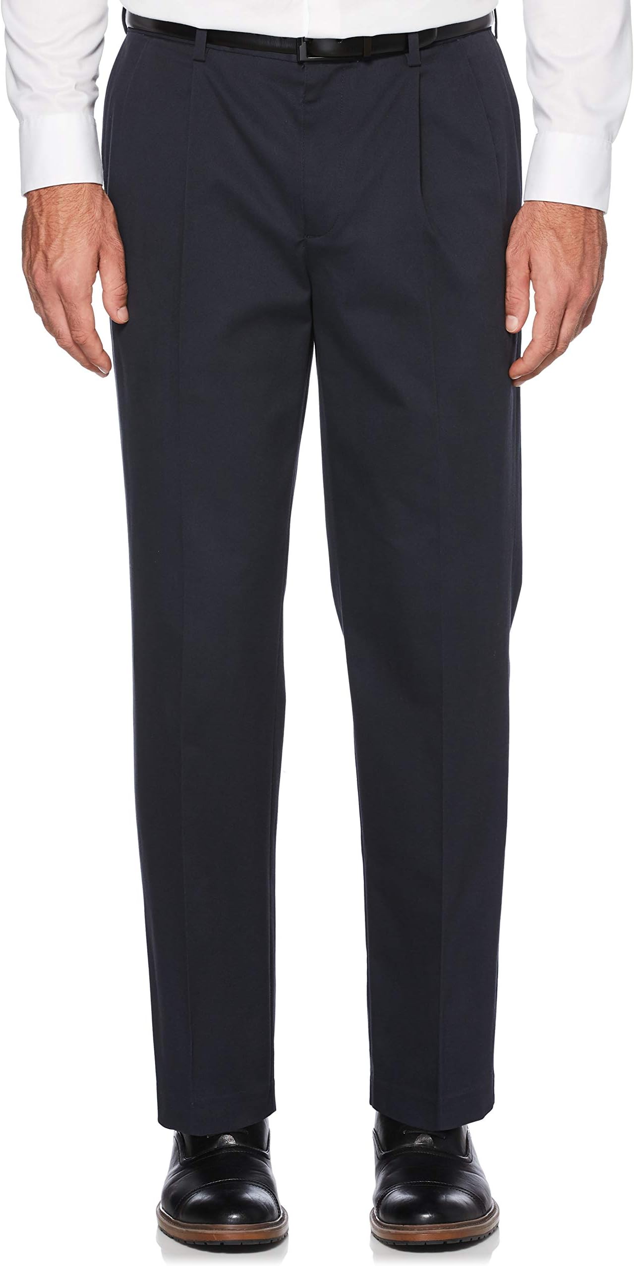 Savane Men's Big & Tall Pleated Performance Chino Pant