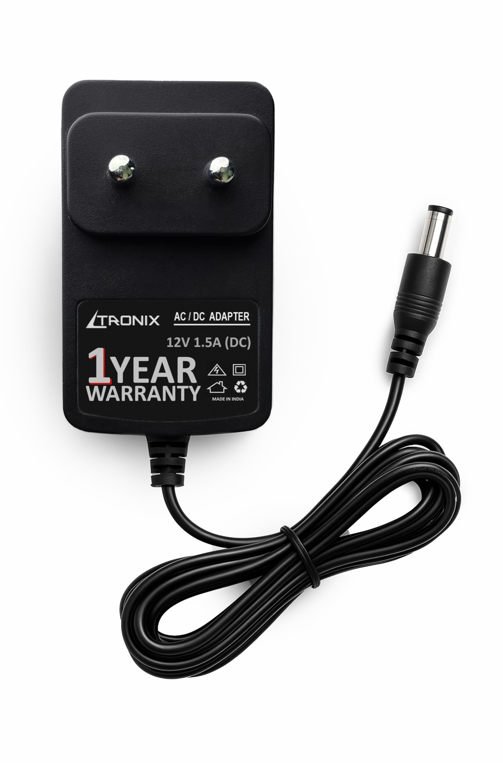 12V 1.5A Power Adapter by LTRONIX, Power Supply for Router, LED Strip, CCTV Camera, Modem, Set Top Box/DTH Box, DIY Boards, 2.5mm x 5.5mm Jack,12Volt 1.5Amp DC Output-image-42