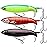 TRUSCEND Fishing Lures with BKK Hooks, Whopper Fishing Lures for Freshwater or Saltwater, Floating Lure for Bass Catfish Pike, Fishing Wobble Surface Bass Bait Teasers Fishing Gifts for Men