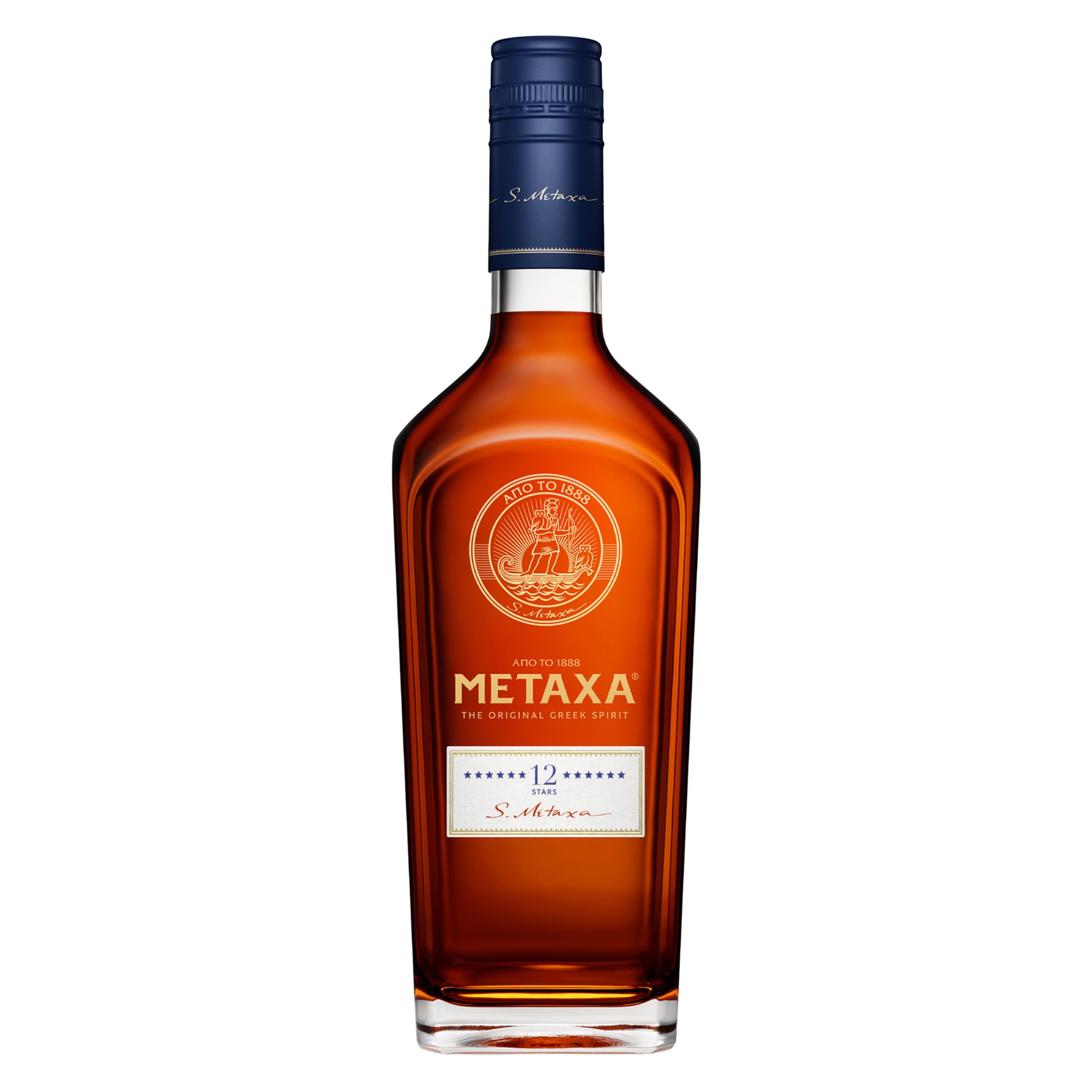 Metaxa 12 Stars, Limited Edition Gift Set with Socks, The Original Greek Spirit, 70cl