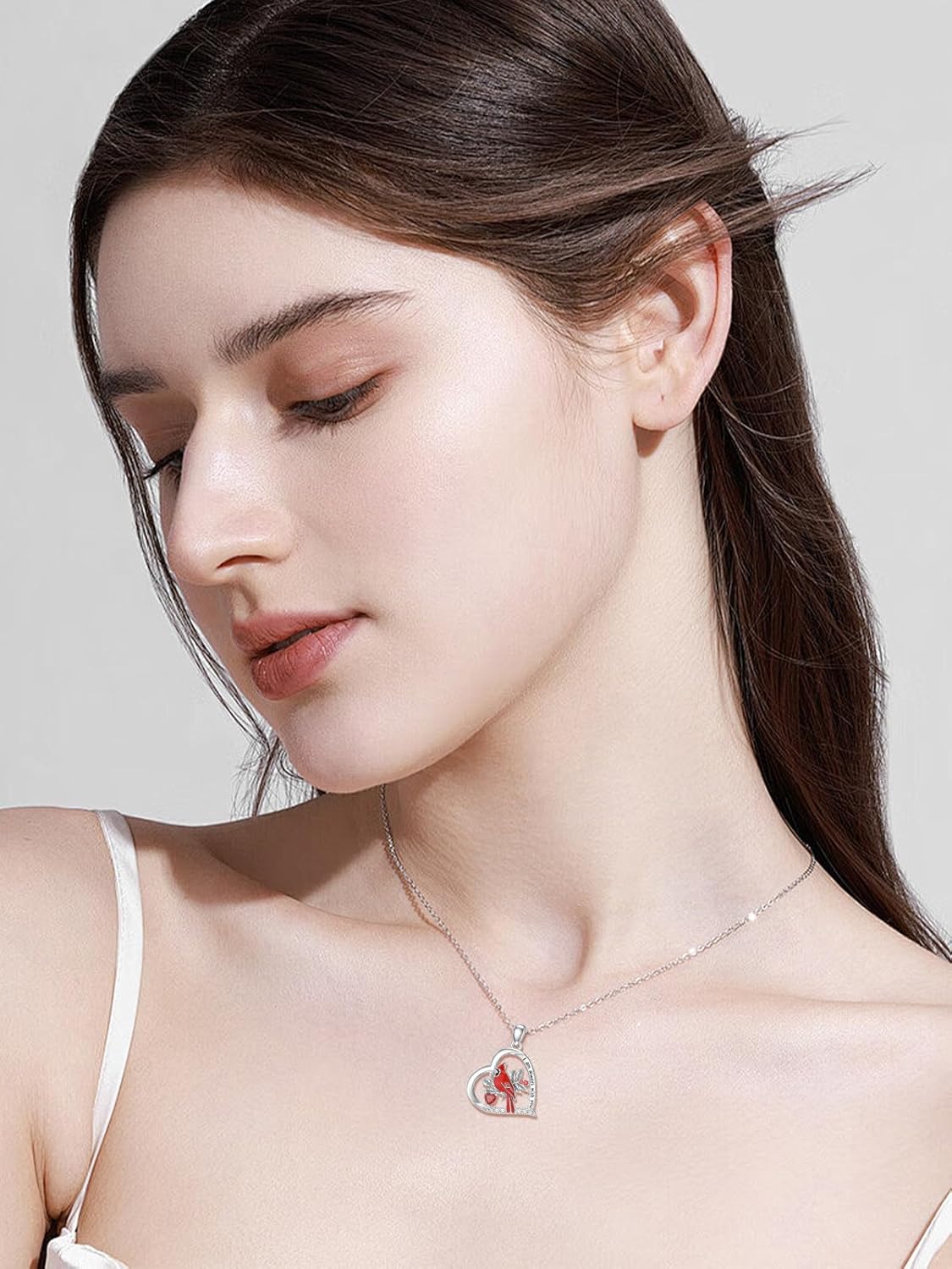 Dorunmo Black Cat/Raven/Elephant/Duck/Penguin Necklaces 925 Sterling Silver Heart Animal Pendant Cute Animal Jewelry Gifts for Women - Image 5