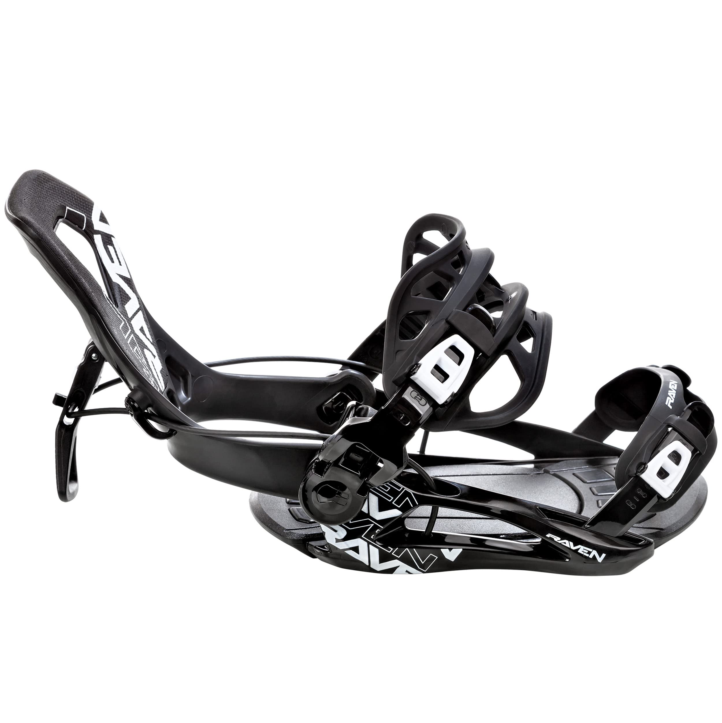 RAVEN Snowboard Set: Snowboard Dwarf + Bindung Fastec FT360 Black