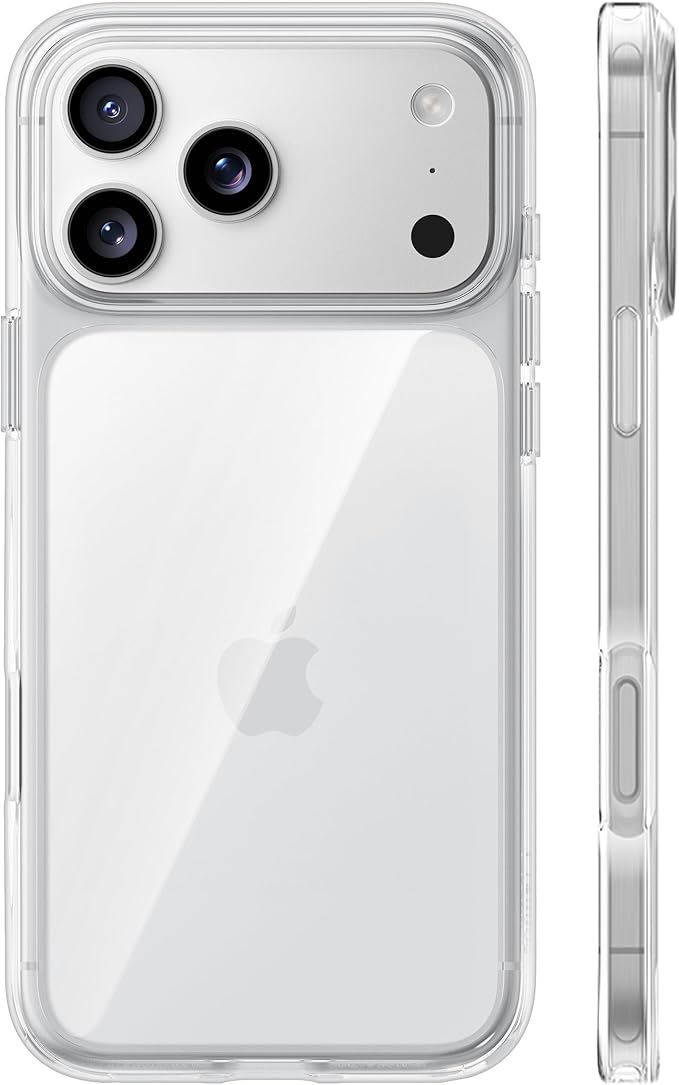 TORRAS for iPhone 17 Pro Max Case Crystal Clear, [Anti-Yello