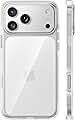 TORRAS for iPhone 17 Pro Max Phone Case Crystal Clear, [Anti-Yellowing][Military-Grade Protection], Ultra Slim Transparent Anti-Scratch Back, Soft Bumper, Non-Slip Protective Phone Cover, Clear 6.9" Global Recycled Standard ClimatePartner certified