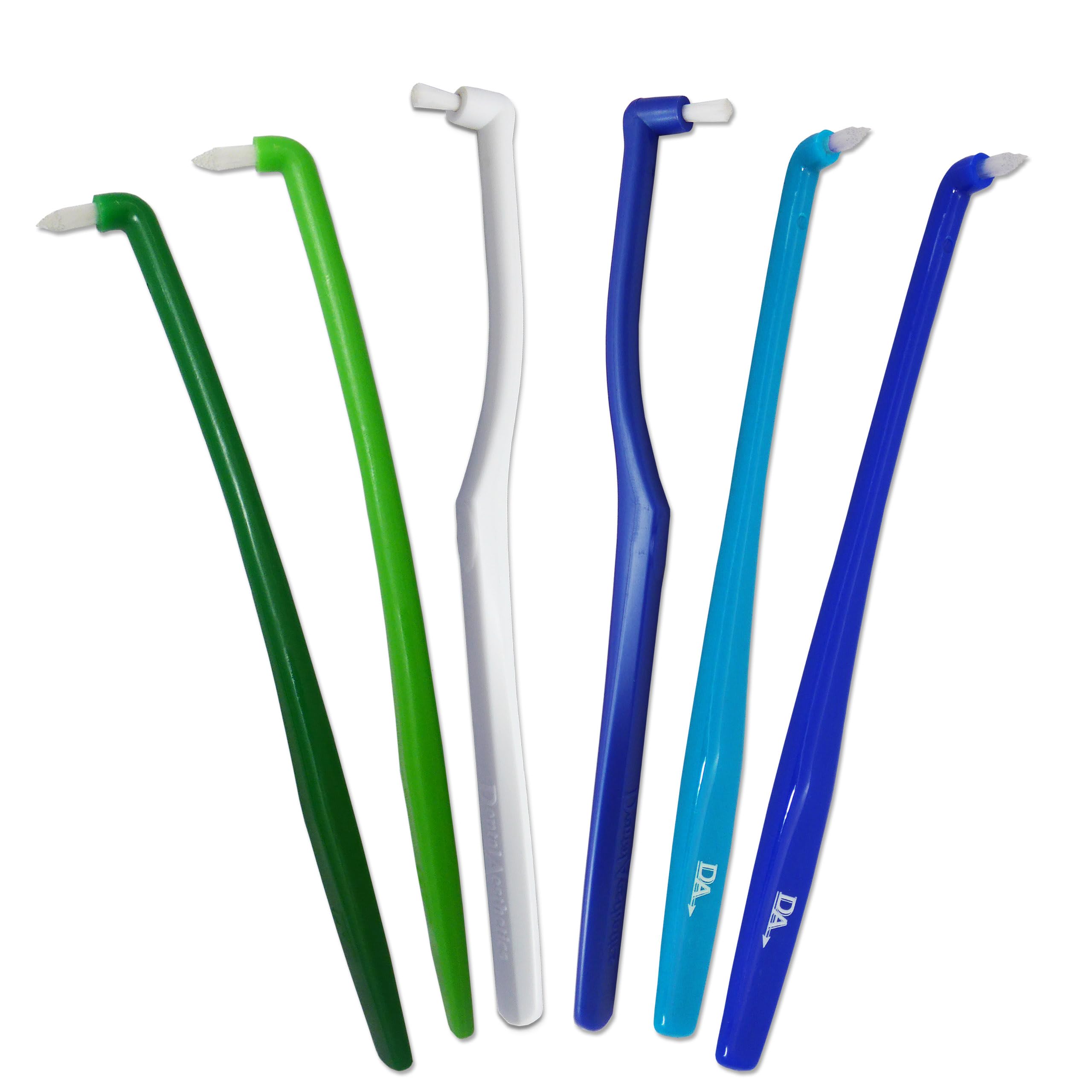 6 x Mixed Interspace Toothbrushes ~ Interdental Orthodontic Braces Teeth-image-2