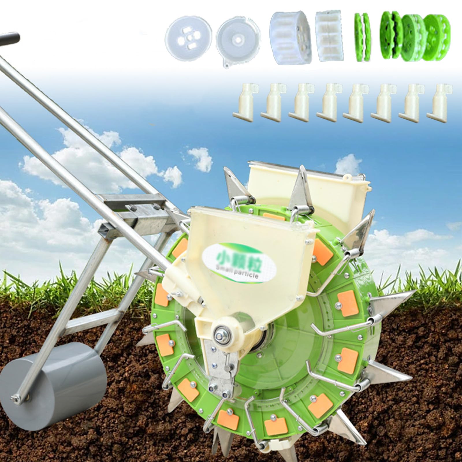Amazon.co.jp: 種まき機 手動種まき機 野菜播種機 手動プッシュ 2-in-1 