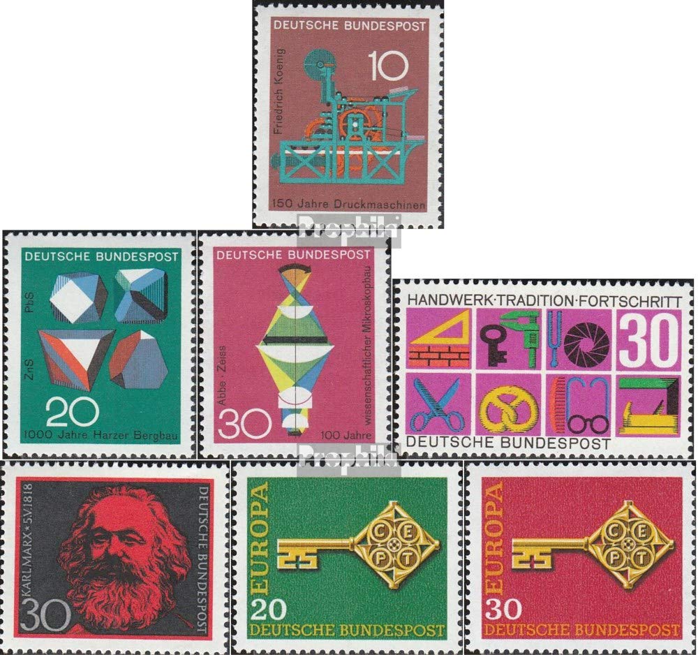 Prophila Collection Vatikanstadt Briefmarken P19-P24 Komplett – Postfrisch, MNH, 1968