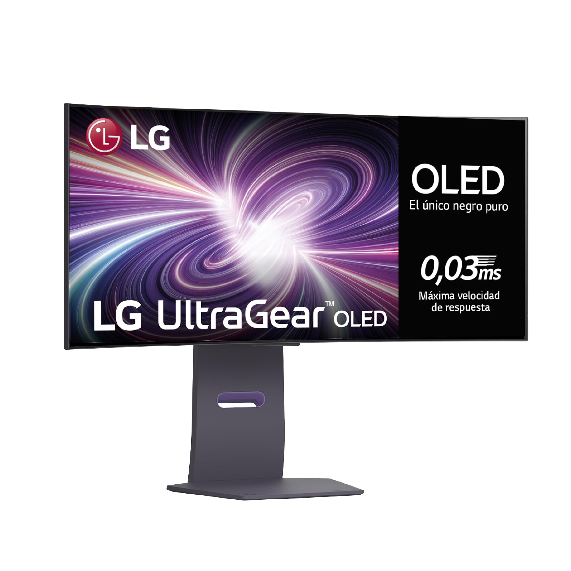 LG 34GS95QE-​B - Monitor Gaming Ultragear Curvo, 34", OLED WQHD (3440 x 1440), Curvatura 800R, 240 Hz, 0.03 ms, AMD FreeSync Premium Pro, Acabado Anti-​Glare, Negro
