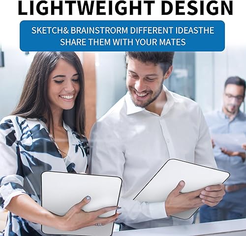 Miniatura 4 de Pizarra blanca pequeña de borrado en seco de doble cara, pequeña pizarra de borrado en seco de 14 x 11 pulgadas, pequeña pizarra blanca con 8