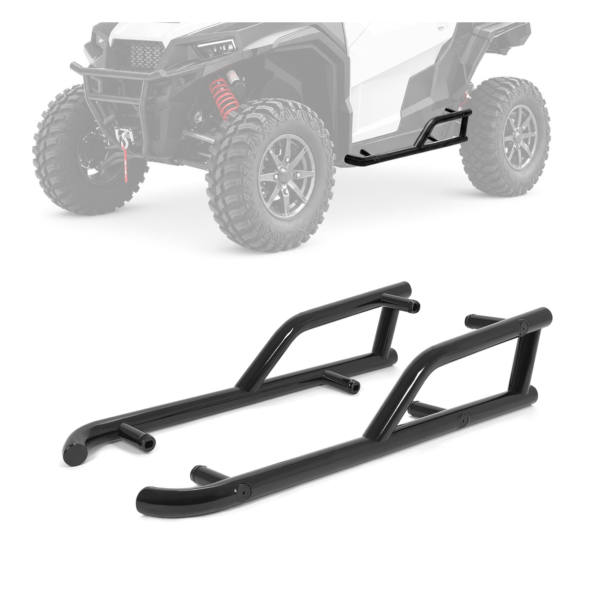 HECASA Rock Sliders Compatible with 16-26 Polaris General 1000/XP 1000