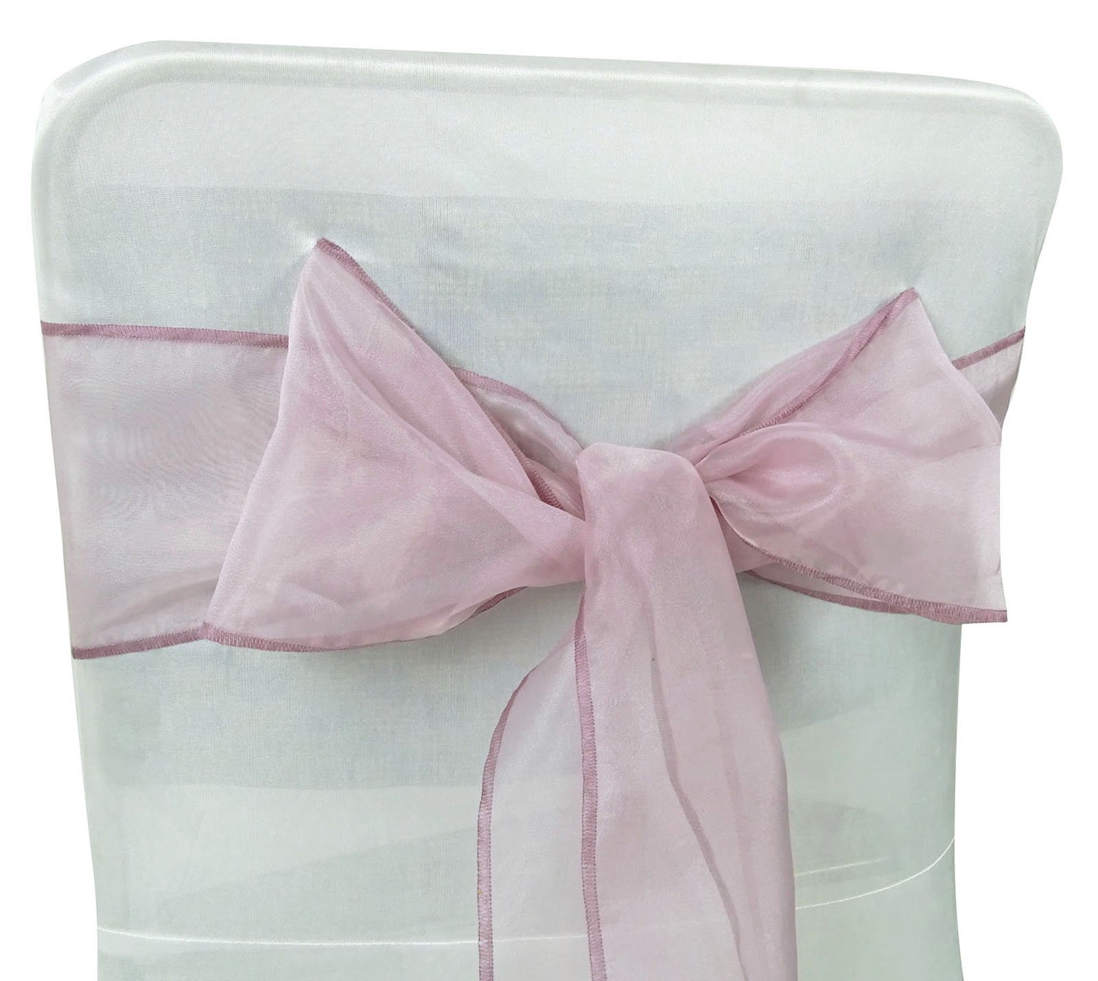 Darling SouvenirPack of 50 Organza Chair Sashes Bow Sash for Wedding & Events Supplies Party Decoration Chair Cover Sash - Colors Available