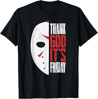 Thank God It's Friday Halloween Horror Scary Movies T-Shirt