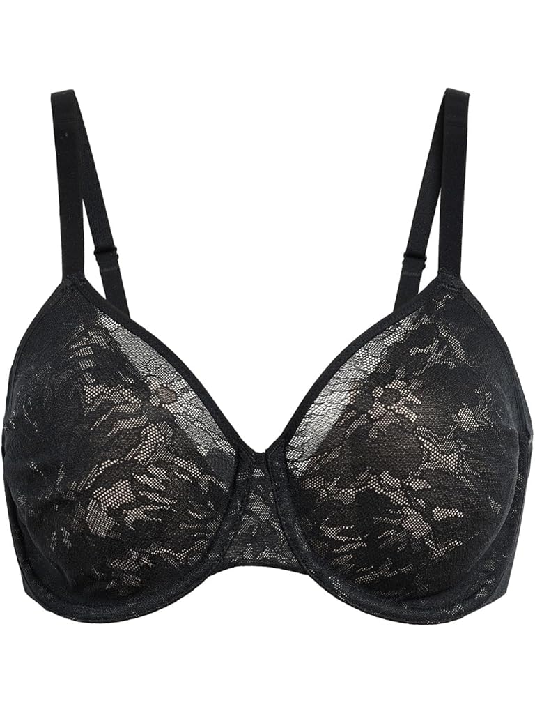 Black Wacoal Taking Sides Underwire Bra