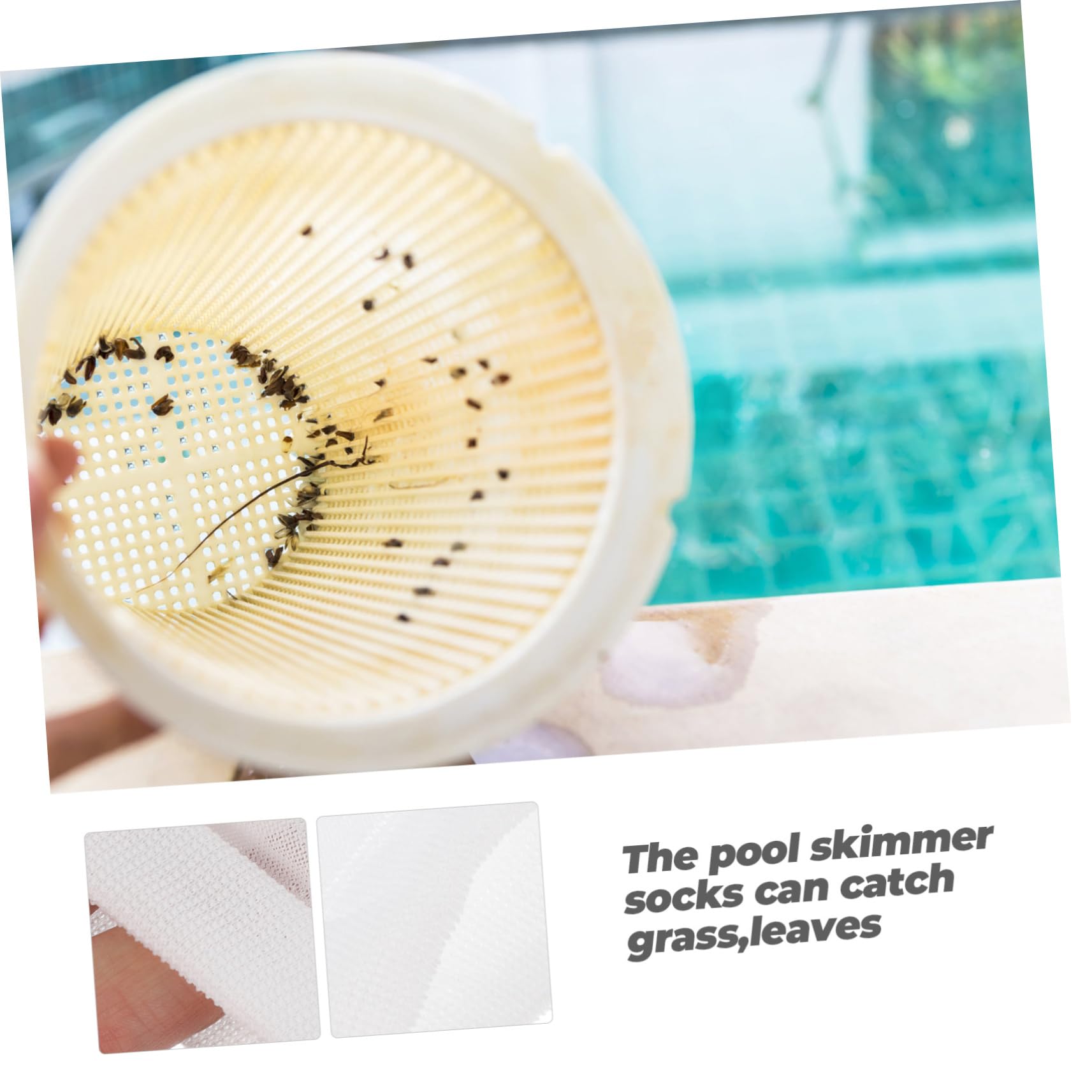 TOYANDONA Accesorios De Repuesto para Calcetines De Filtro De Piscina Cesta para Piscina Calcetines para Piscina Skimmers Colador De Piscina Skimmer De 8 Piezas x 4