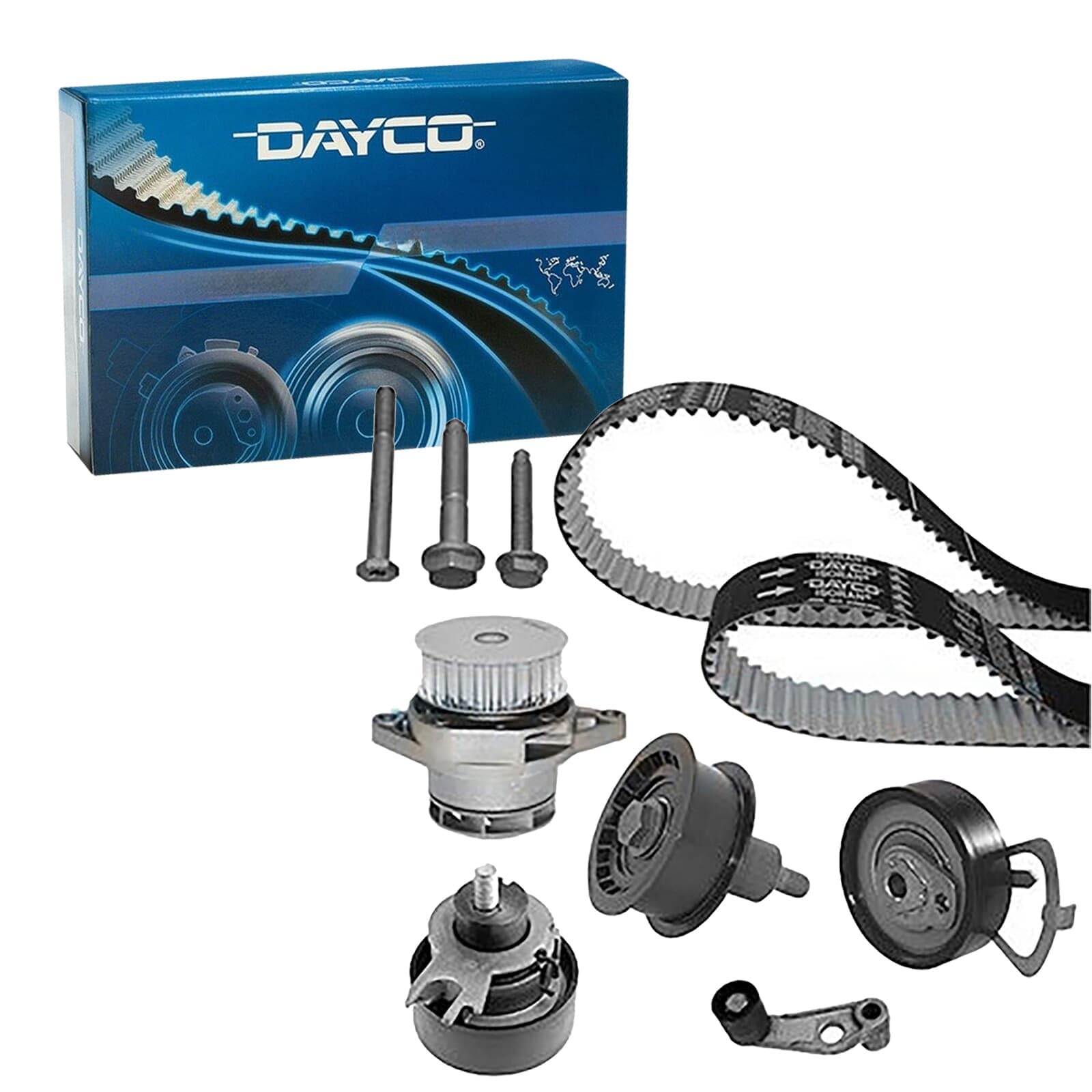 Dayco KTBWP3471 Bomba de Agua con Kit Correa Distribución