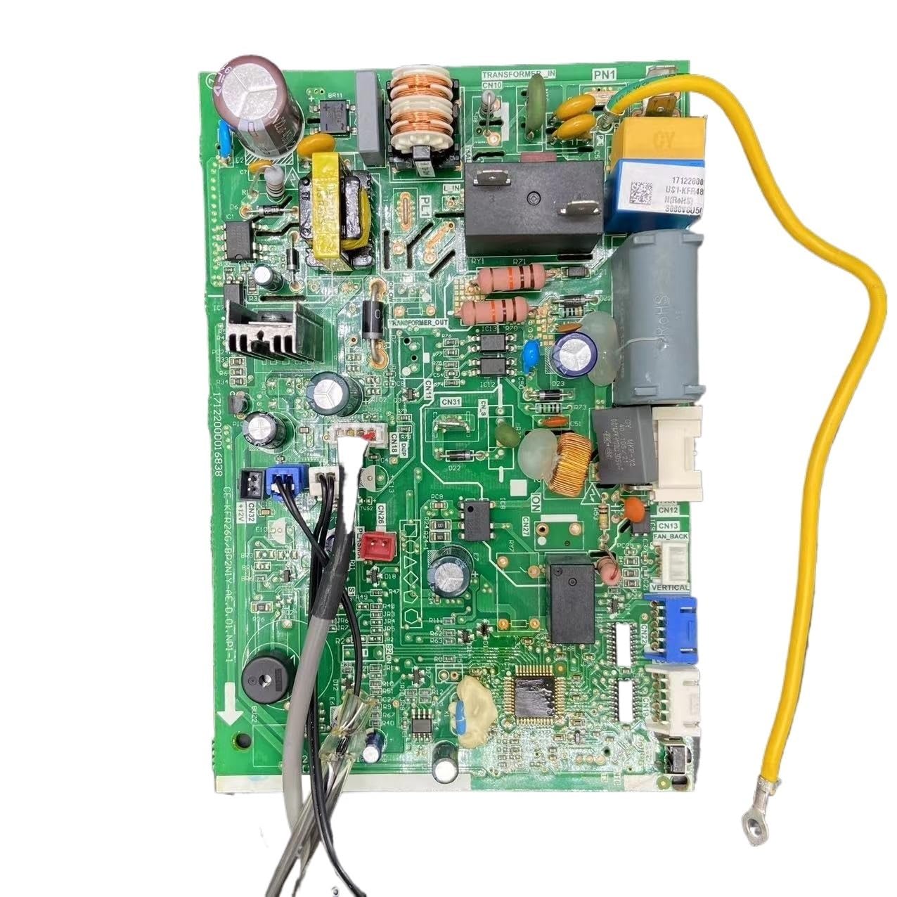 17122000016838 Suitable ，Compatible For Midea， Air Conditioner Main Board CE-KFR26G/BP2DN1Y-AE(Yellow)