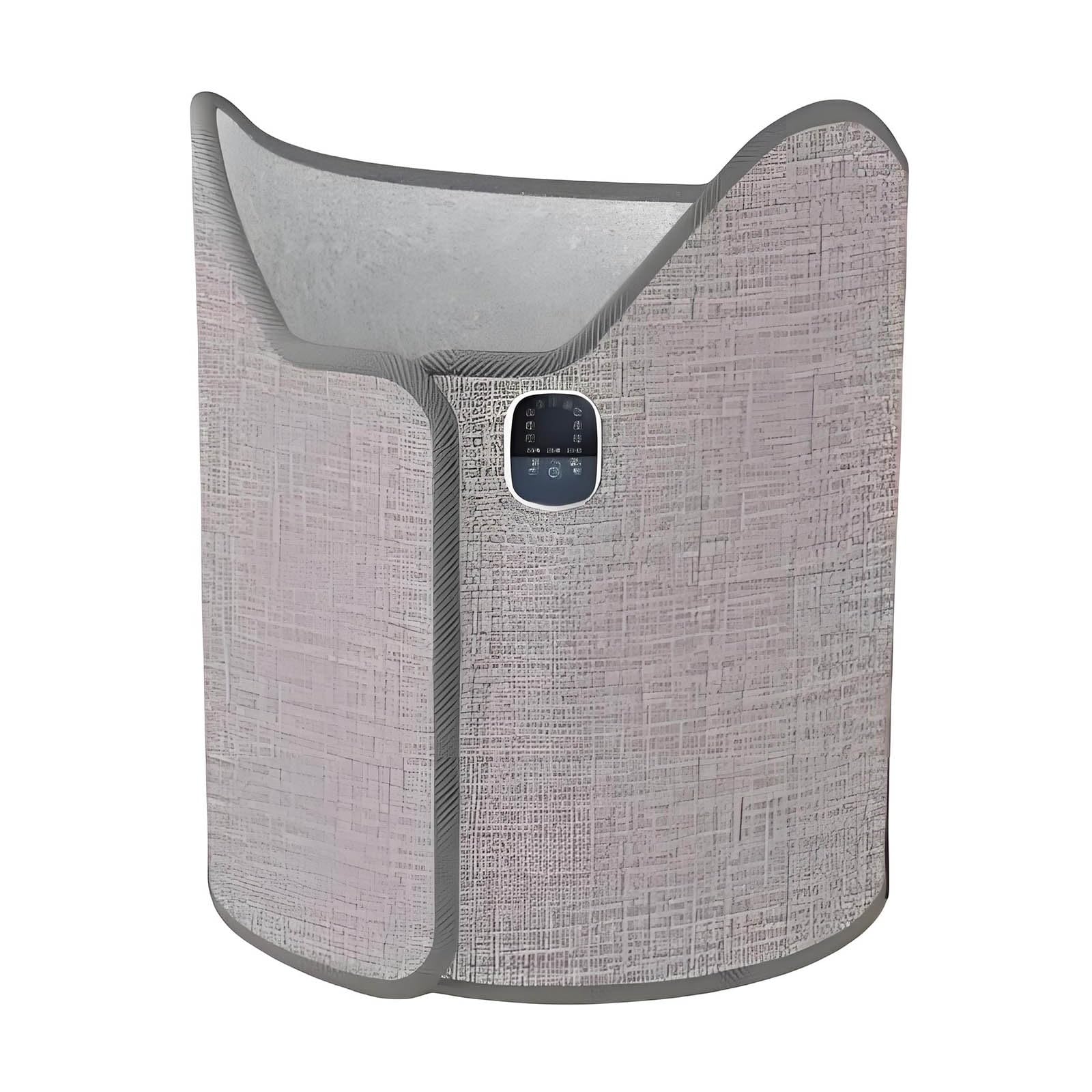 Chauffe-pieds Silencieux Sous Le Bureau, Chauffage Portable 3 En 1 avec Couverture et Tapis De Sol Chauffant, Chauffage Rapide, Chauffage De Bureau pour L'intérieur