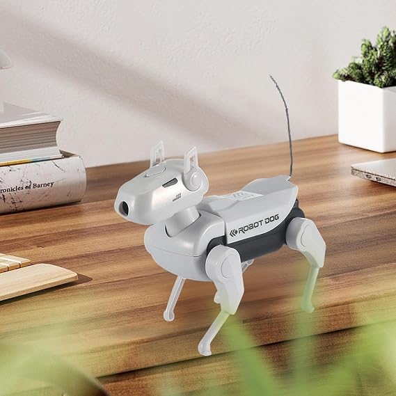 Remote Control Robot Dog – Electric Pet in Walking and Dancing – Remote Control for Dancing Robot Dogs, for Boys Girls Family Friends Young Birthday Christmas