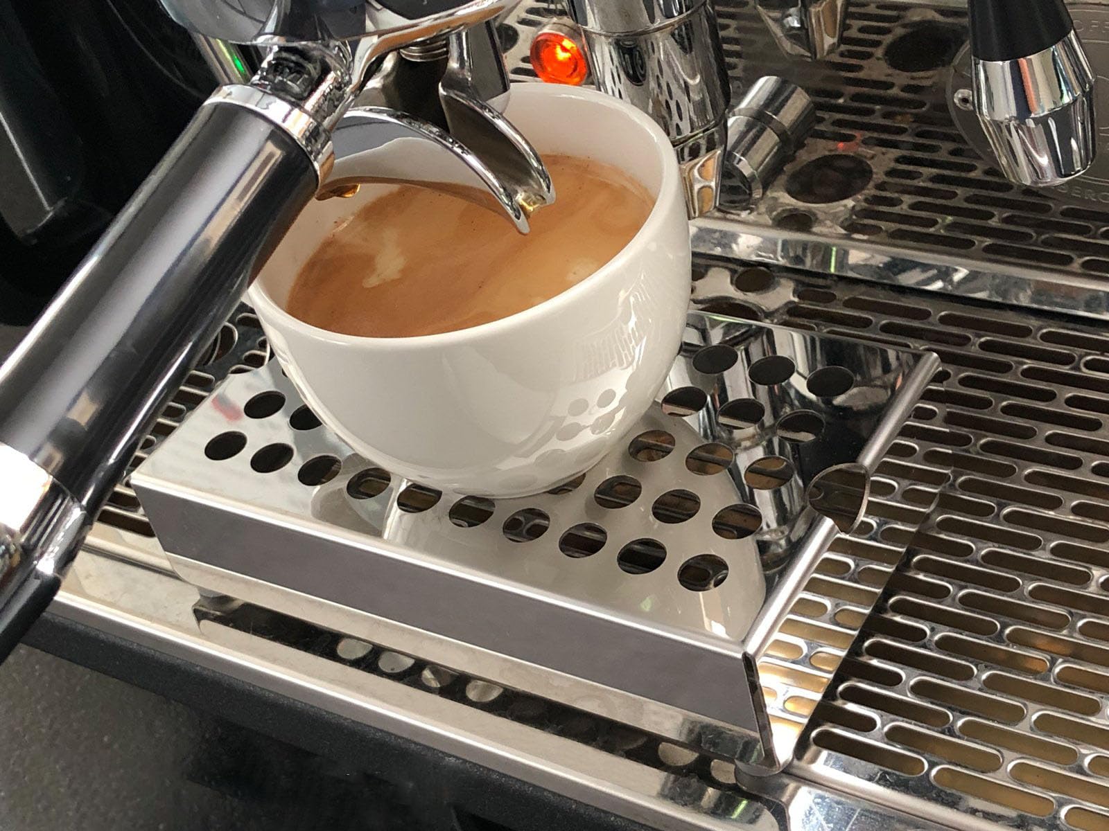 Rehausseur De Tasse à Expresso YOLOYO - Acier Inoxydable V4A - Hauteur 30/40/50 Mm - Anti-éclaboussures, Compatible Toutes Machines
