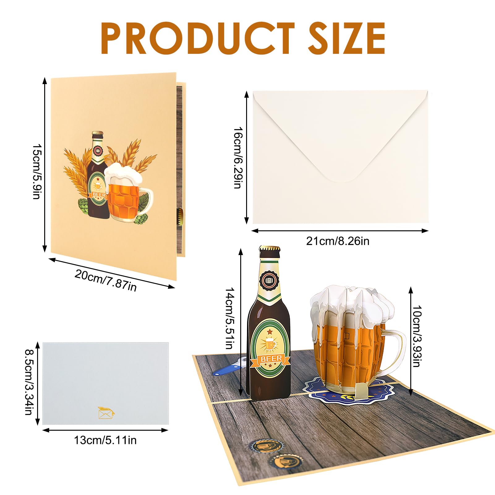 Funny Beer Birthday Card Svg, Fathers Day Card, Pop Up Beer Card Svg