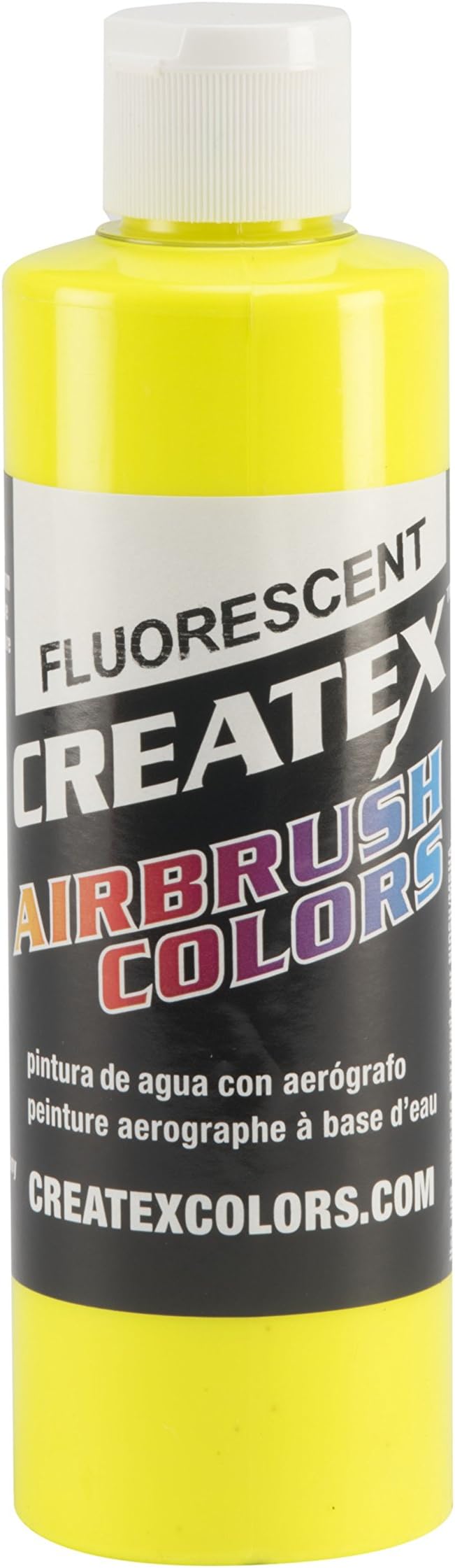 Colors Paint for Airbrush, 8 oz, Fluorescent Yellow