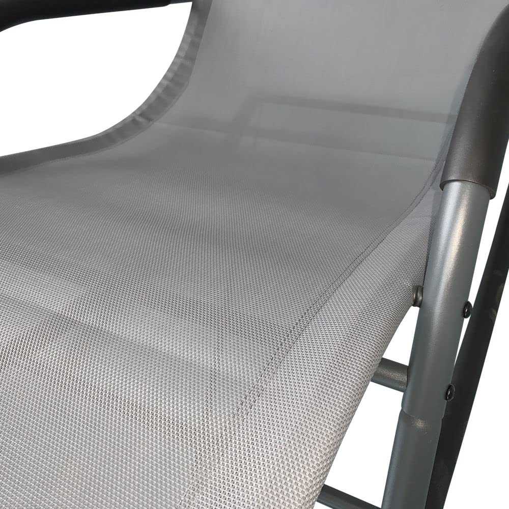 Gezondheidsligstoel met hoofdkussen - zwart wit - ligstoel inklapbaar - zwembad baden spa tuin