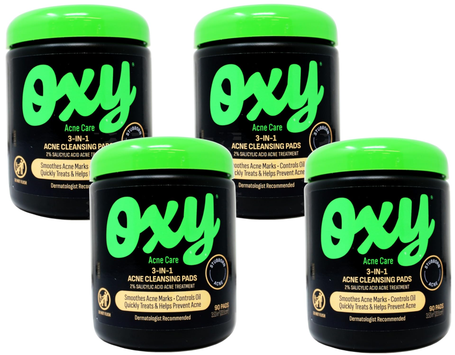 ポワ　pois Amazon.com: OXY Maximum Action 3 in 1 Acne Treatment Pads, 90