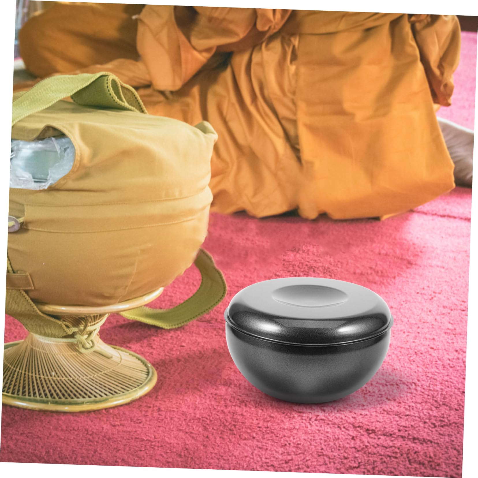 COLLBATH Tazón De Inoxidable Para Ensaladas y Alimentos Bowl Portátil Para Arroz y Frutas Para Reuniones Familiares y Eventos
