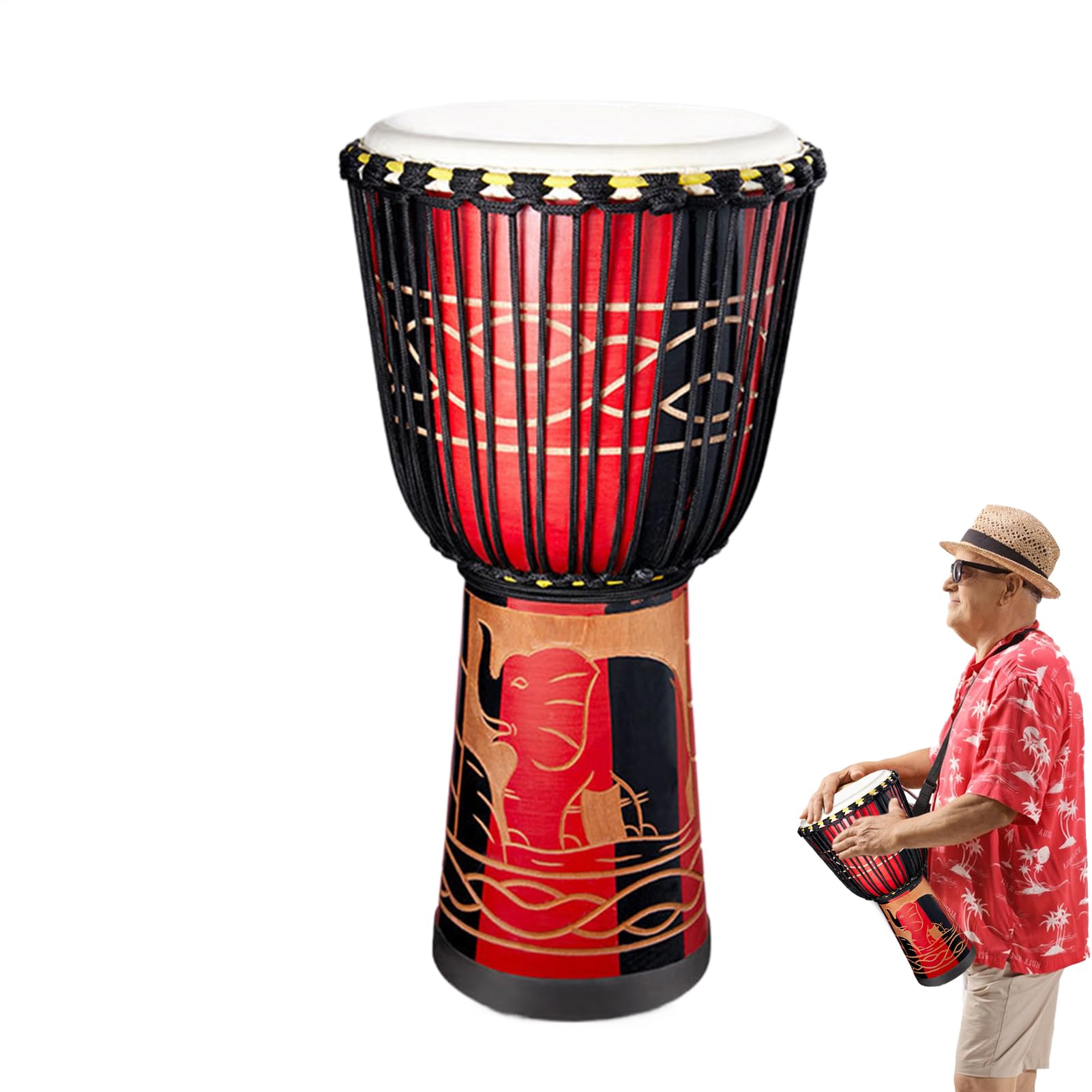 Tambini bongo per bambini, batteria africana per bambini Drum a mano
