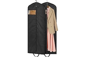 MISSLO 65" Long Garment Suit Bag: Your Essential Travel Companion for Flawless Attire