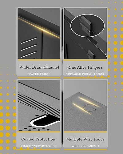 Miniatura 4 de Caja protectora de gran tamaño para la mayoría de estaciones de carga de vehículos eléctricos, montaje en pared, caja de almacenamiento para Tesla y