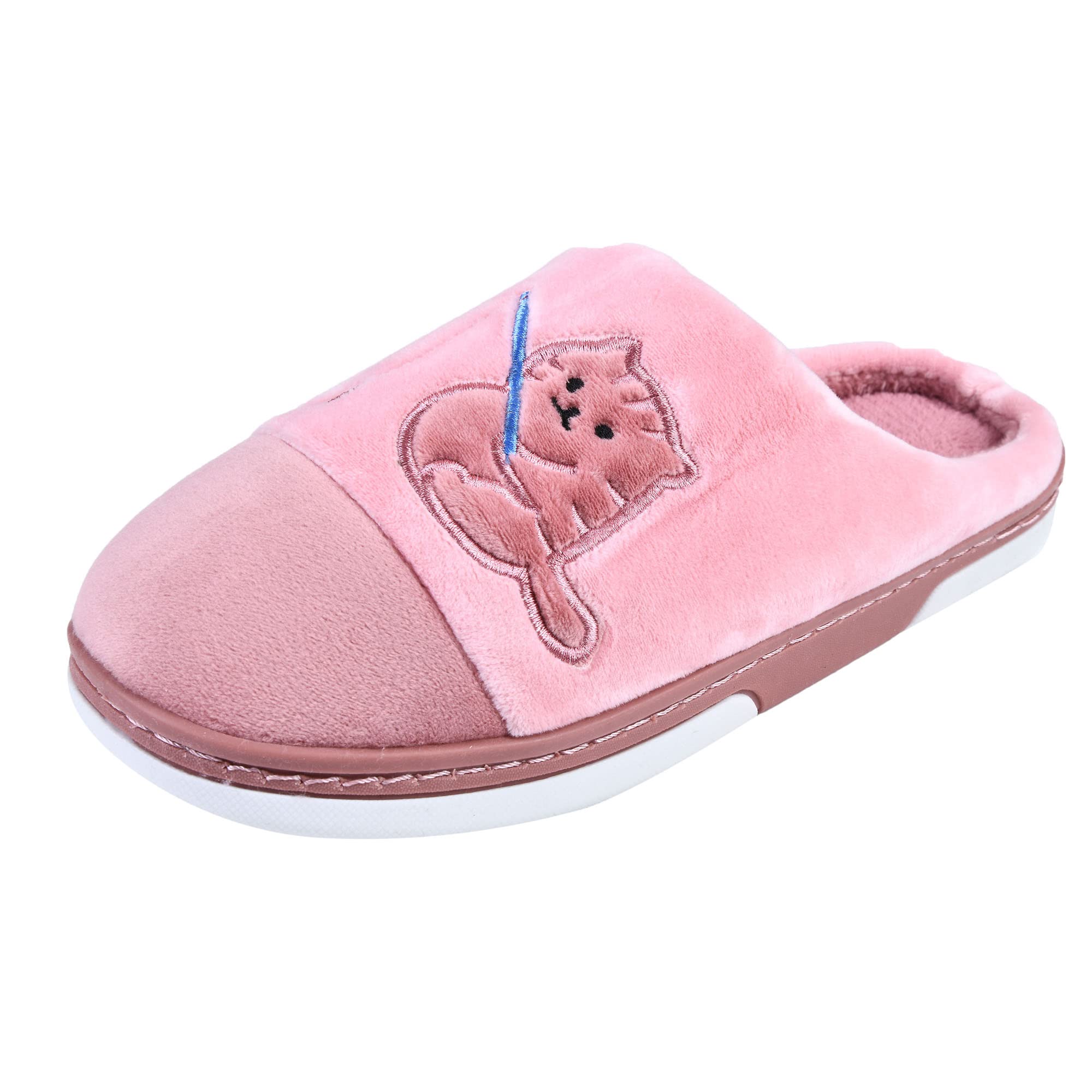 Irsoe Indoor/Outdoor Soft Bottom Fur Slippers |Womens Flipflop |Womens Winter Slippers |Girls Slippers flip Flop Pink (B09PBYXDZ1) Amazon Price History, Amazon Price Tracker