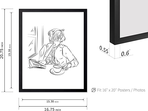 Miniatura 609 de Poster Master Póster de peonías – Estampado de flores retro – Ilustración floral – Ilustración en blanco y negro – Diseño de línea y abstracto –